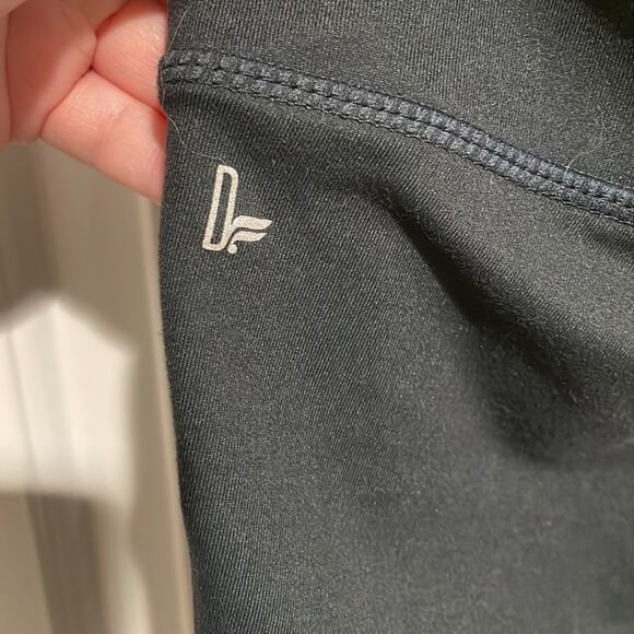 Fabletics lace up leggings dark green one size - Picture 4 of 7